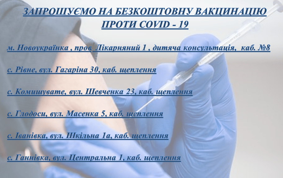 Запрошення на вакцинацію